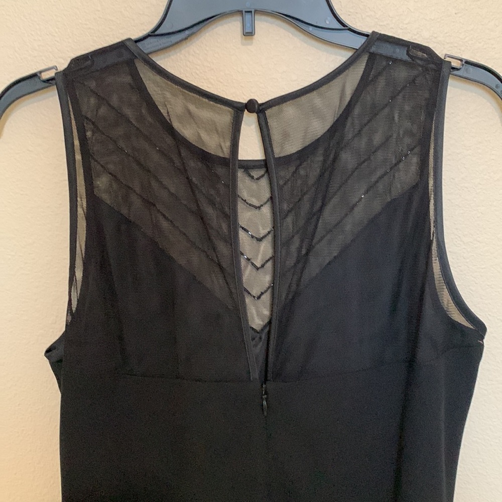 Evan Picone Classic Black dress with beads - Picture 4 of 14